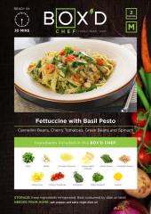 Fettuccine with Basil Pesto