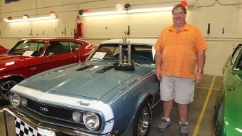 The President’s Choice 2015 Award, selected by Northeastern President Dr. Jay Lee, went to the light blue Camaro SS Convertible shown by Dennis Vierow, Sterling. 